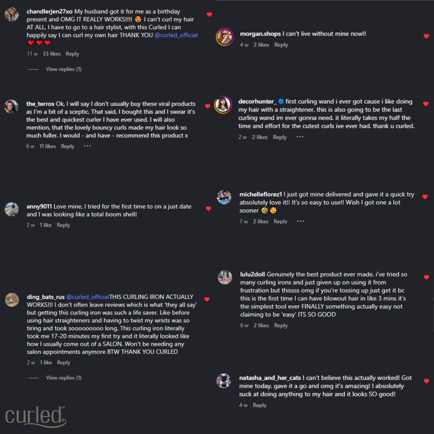 Curled™ Auto Curling Iron