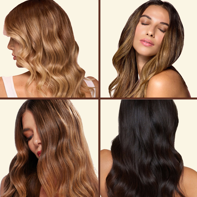 Curled Hair Curling Iron