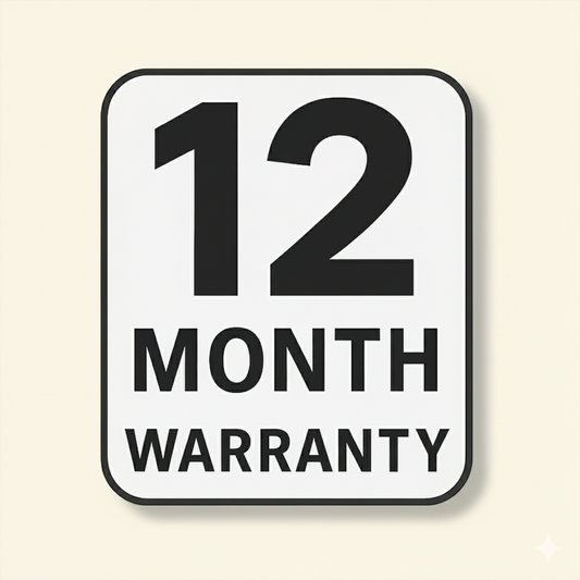 12 Months Warranty
