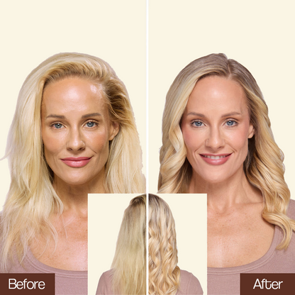 Curled Hair Curling Iron - Broad