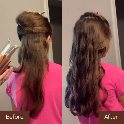 Curled Hair Curling Iron